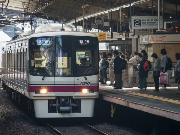 Japán Vasúti Tájkép Nap — Stock Fotó