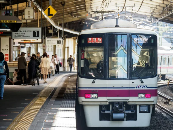 Japansk Järnväg Landskapsdag — Stockfoto