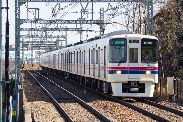 Día Del Paisaje Ferroviario Japonés — Foto de Stock