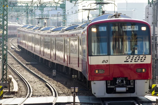 Giornata Del Paesaggio Ferroviario Giapponese — Foto Stock