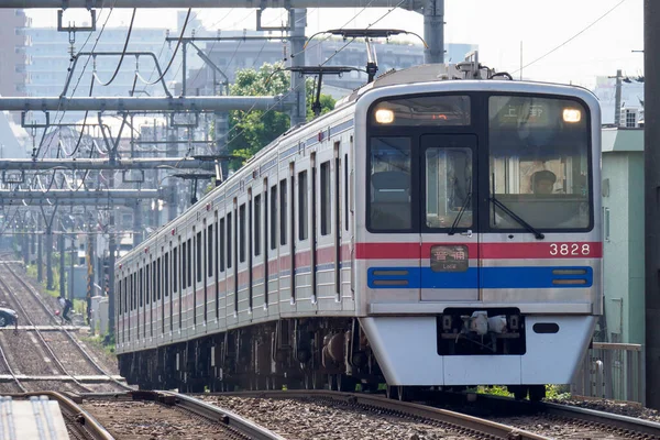 Día Del Paisaje Ferroviario Japonés — Foto de Stock