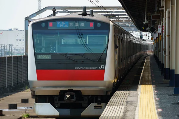 Japanse Spoorweg Landschapsdag — Stockfoto