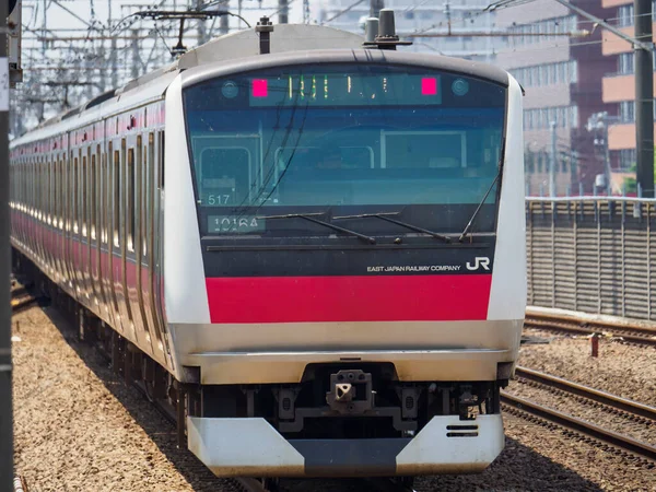 Japanse Spoorweg Landschapsdag — Stockfoto