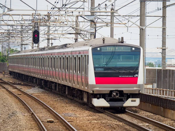 Día Del Paisaje Ferroviario Japonés — Foto de Stock