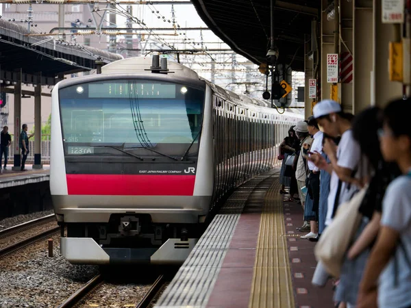 Caminho Ferro Japonês Dia Paisagem — Fotografia de Stock