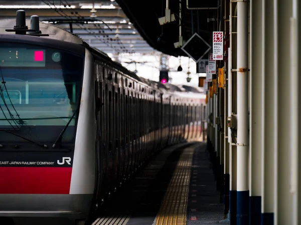 Japansk Järnväg Landskapsdag — Stockfoto