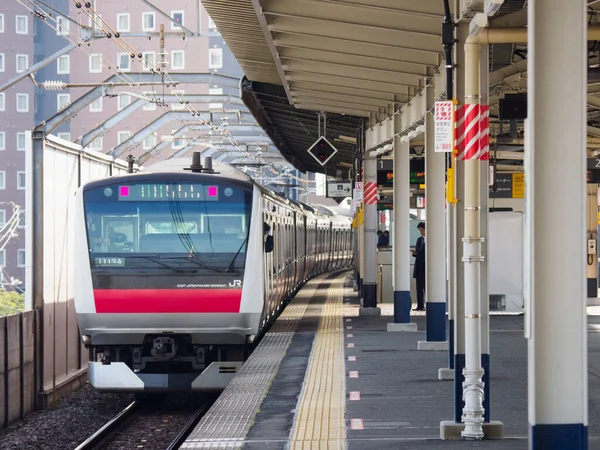 Japansk Järnväg Landskapsdag — Stockfoto