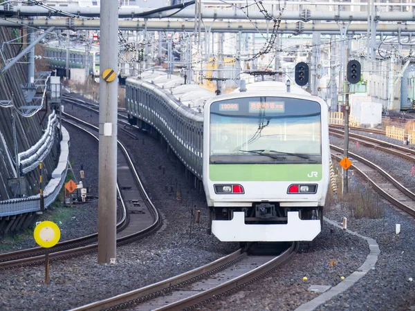 Día Del Paisaje Ferroviario Japonés — Foto de Stock