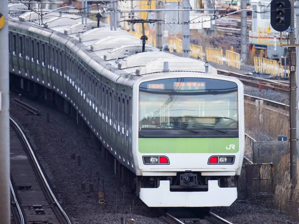 Japanese Railway Landscape Day — Stock Photo, Image