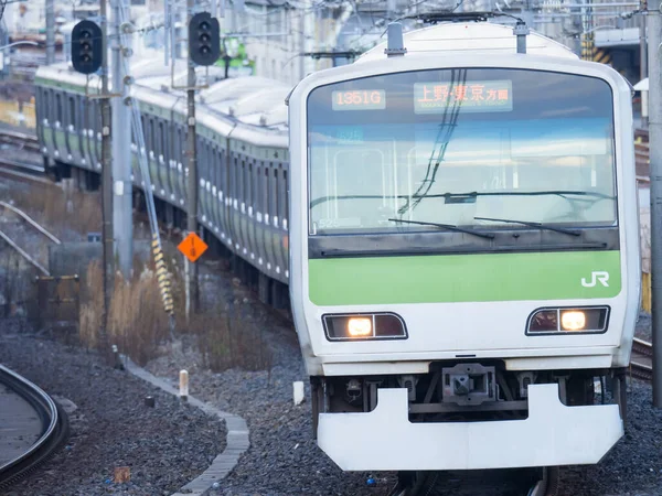 Caminho Ferro Japonês Dia Paisagem — Fotografia de Stock