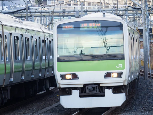 Japanese Railway Landscape Day — Stock Photo, Image