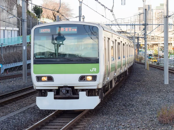 Caminho Ferro Japonês Dia Paisagem — Fotografia de Stock