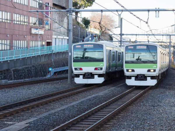 日本の鉄道風景の日 — ストック写真