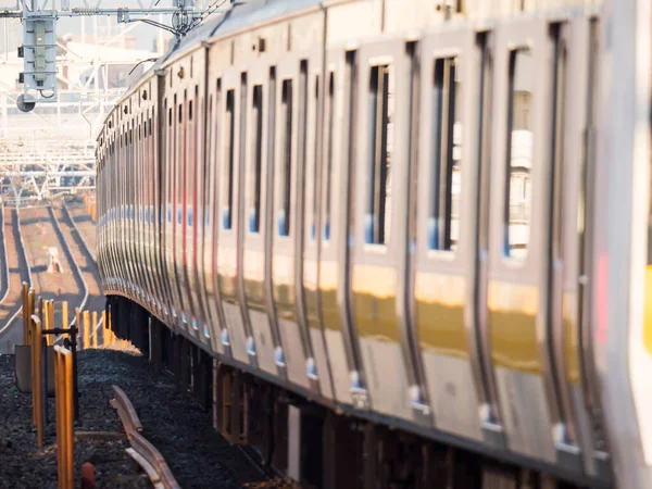 Giornata Del Paesaggio Ferroviario Giapponese — Foto Stock