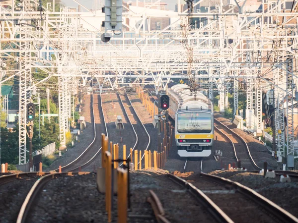 Japanese Railway Landscape Day — Stock Photo, Image