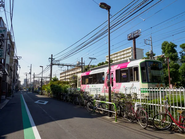 Tag Der Japanischen Eisenbahnlandschaft — Stockfoto