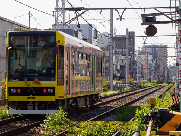 Japanese Railway Landscape Day — Stock Photo, Image