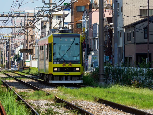 Caminho Ferro Japonês Dia Paisagem — Fotografia de Stock