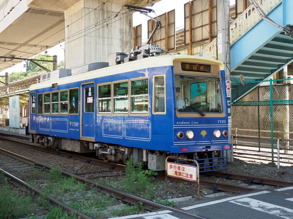 Giornata Del Paesaggio Ferroviario Giapponese — Foto Stock