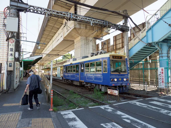 Japansk Järnväg Landskapsdag — Stockfoto