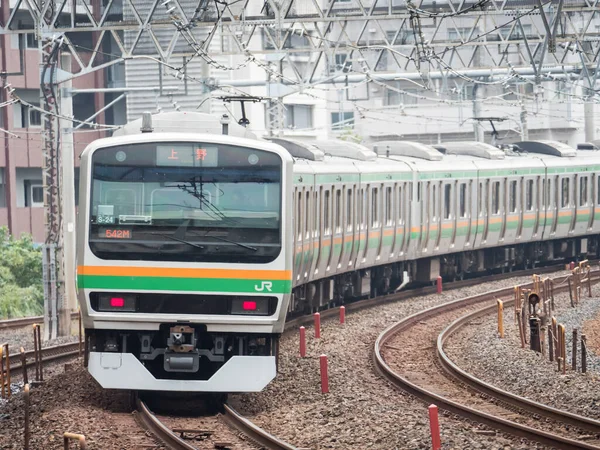 Japanese Railway Landscape Day — Stock Photo, Image