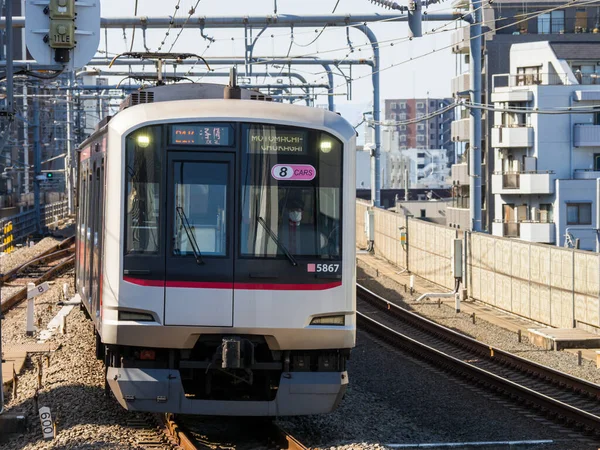 Día Del Paisaje Ferroviario Japonés — Foto de Stock