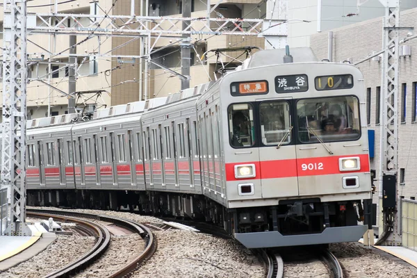 Día Del Paisaje Ferroviario Japonés — Foto de Stock