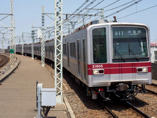 Japanese Railway Landscape Day — Stock Photo, Image