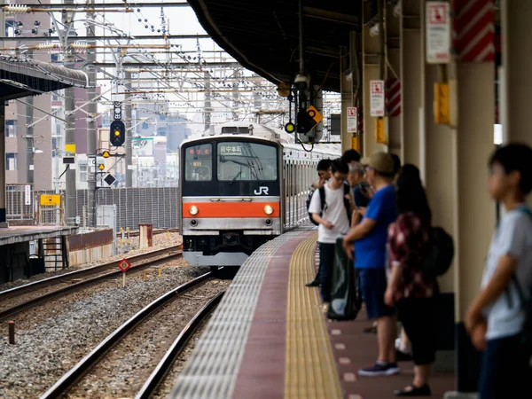 Giornata Del Paesaggio Ferroviario Giapponese — Foto Stock