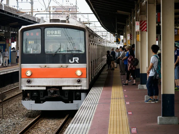 Caminho Ferro Japonês Dia Paisagem — Fotografia de Stock