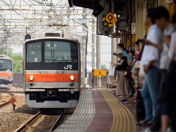 Japanse Spoorweg Landschapsdag — Stockfoto