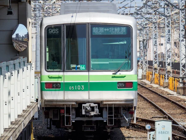 Caminho Ferro Japonês Dia Paisagem — Fotografia de Stock