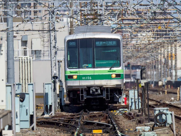 Japanese Railway Landscape Day — Stock Photo, Image