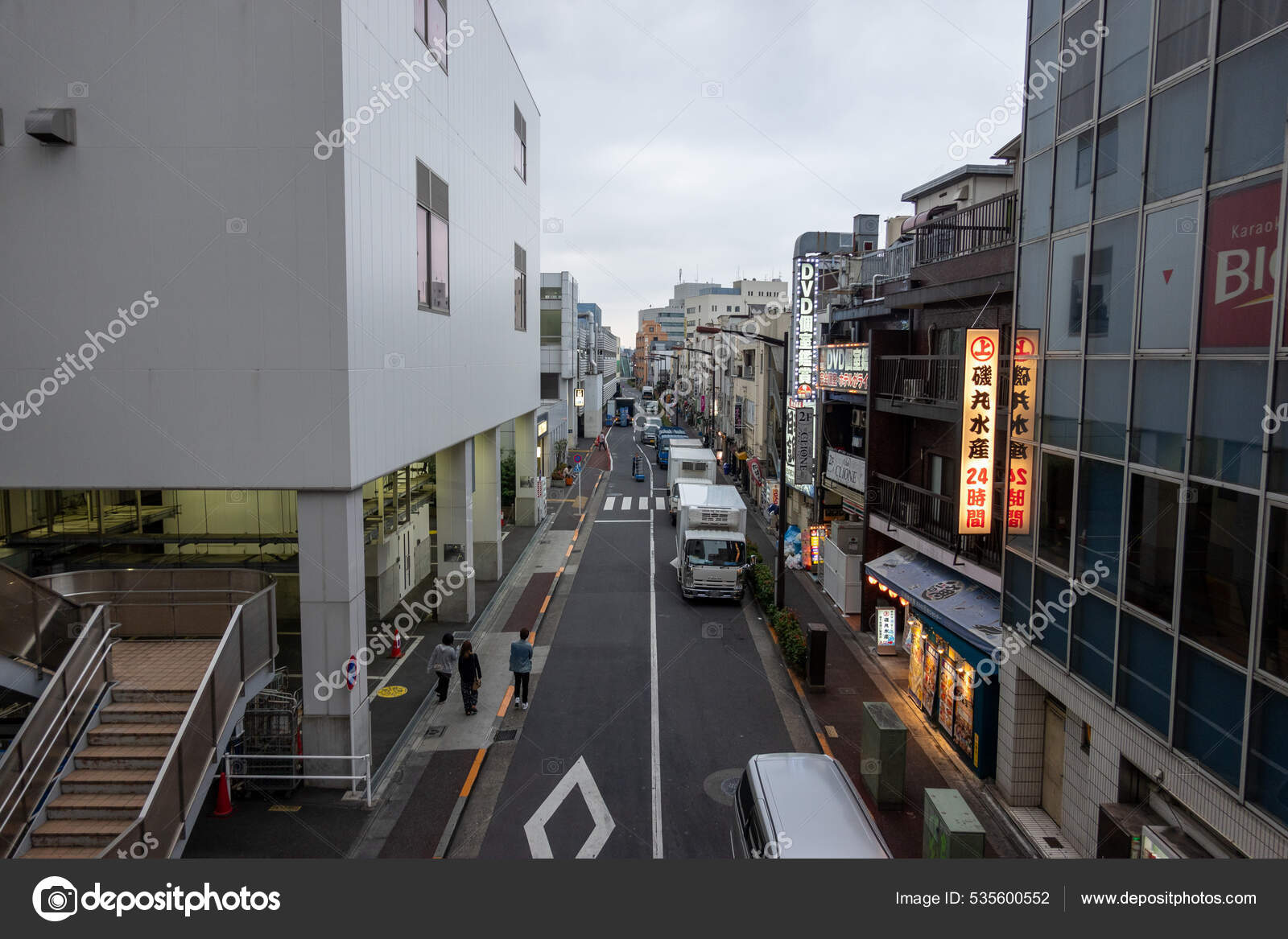 Kita Senju Landscape Tokyo Stock Editorial Photo © kawamura_lucy