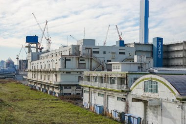 Japonya Tokyo Harumi manzarası
