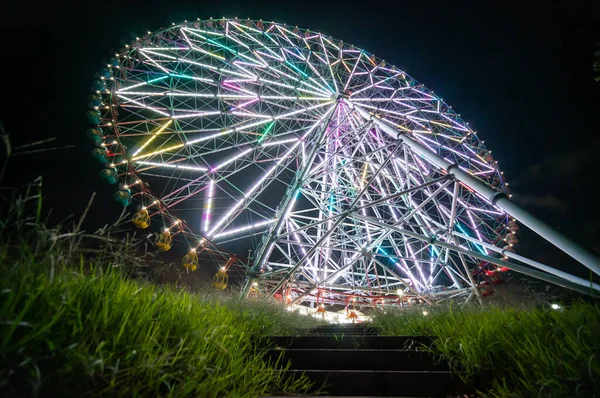 Japan Ferris Wheel Landscape — Stock Photo, Image