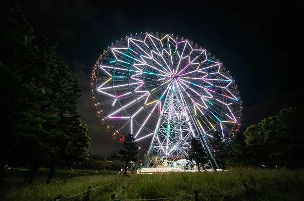 Japan Ferris Wheel Landscape — Stock Photo, Image