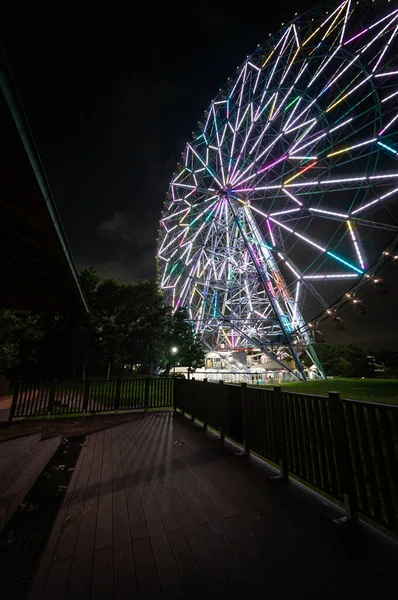 Japan Ferris Wheel Landscape — Stock Photo, Image