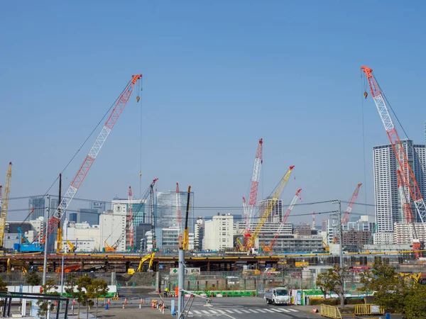 Reurbanización Harumi Japón Tokyo Landscape — Foto de Stock