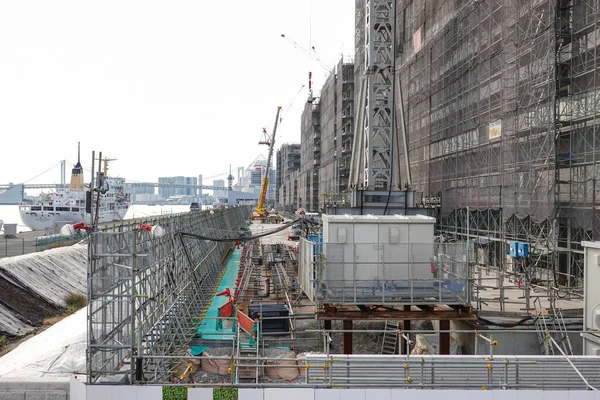 Harumi Redevelopment Japan Tokyo Landscape — стокове фото