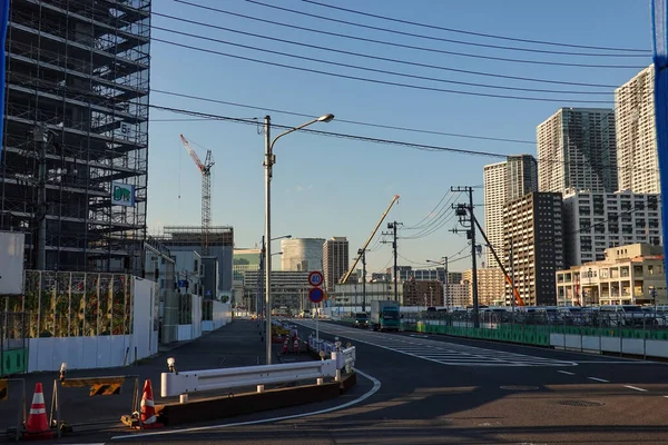 日本の春海再開発 東京景観 — ストック写真