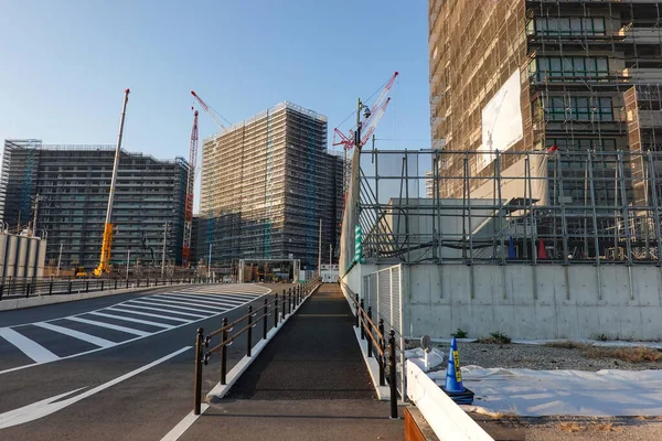 日本の春海再開発 東京景観 — ストック写真