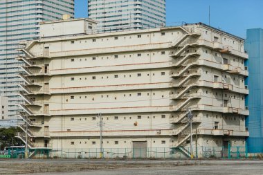 Japonya Tokyo Harumi manzarası