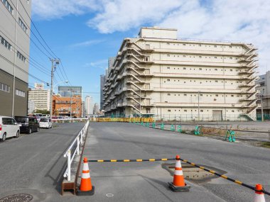 Japonya Tokyo Harumi manzarası
