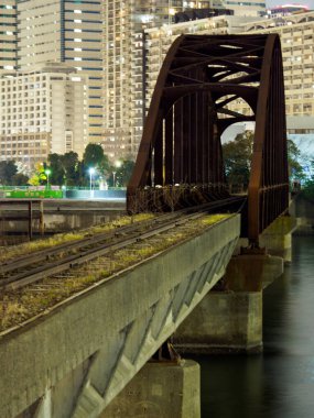 Japonya Tokyo Harumi manzarası