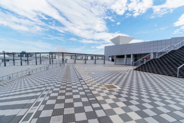 Japonya Tokyo Harumi manzarası