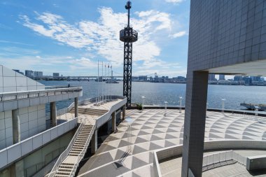 Japonya Tokyo Harumi manzarası