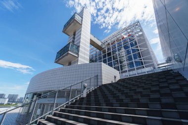 Japonya Tokyo Harumi manzarası