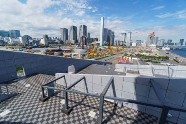 Japonya Tokyo Harumi manzarası