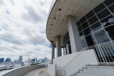 Japonya Tokyo Harumi manzarası